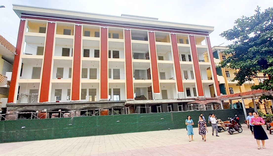Trường PTDTNT tỉnh Nghệ An được nâng cấp, sửa chữa, cải tạo từ nguồn vốn Tiểu Dự án 1, Dự án 5